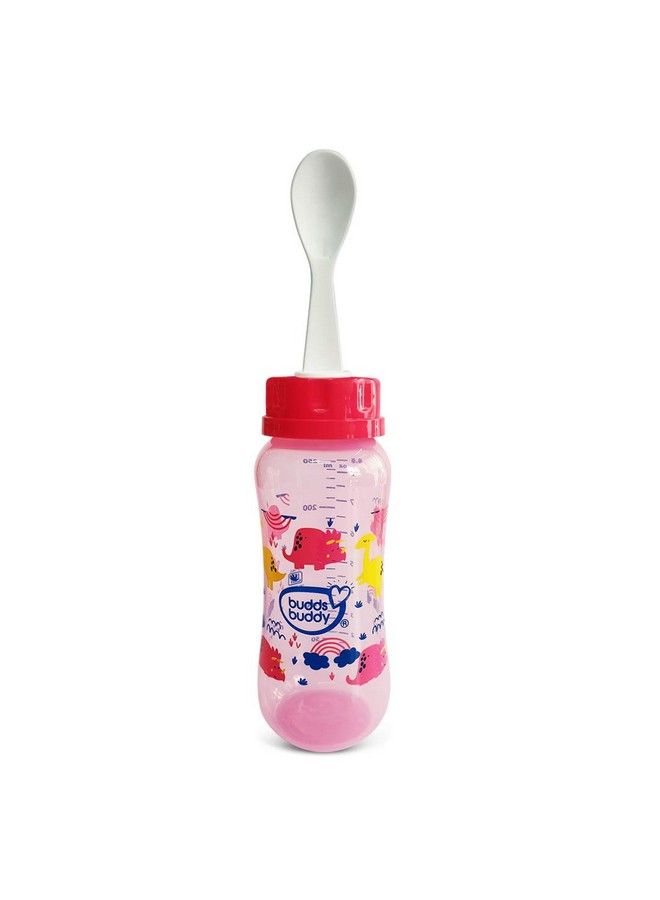 Elegant 3 In 1 Bottle (Feeding Bottle+Sipper+Cereal Feeder) 250 Ml (Pink)