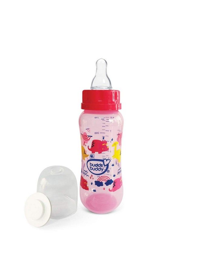 Elegant 3 In 1 Bottle (Feeding Bottle+Sipper+Cereal Feeder) 250 Ml (Pink)