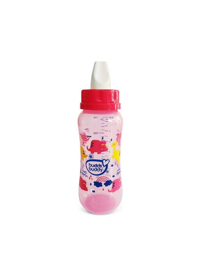 Elegant 3 In 1 Bottle (Feeding Bottle+Sipper+Cereal Feeder) 250 Ml (Pink)