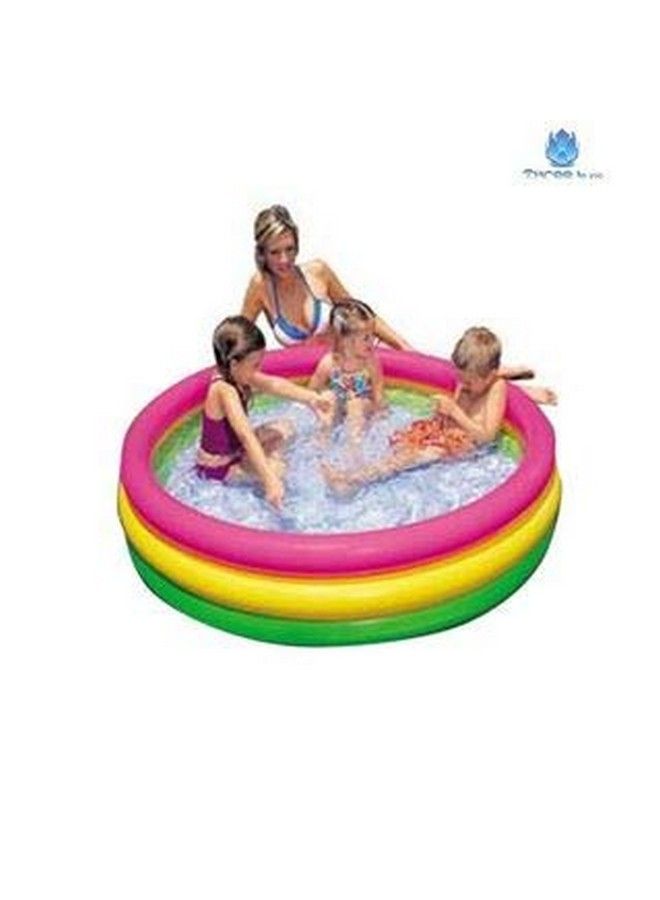 Baby Inflatable Bath Tub 2Ft. Multicolor