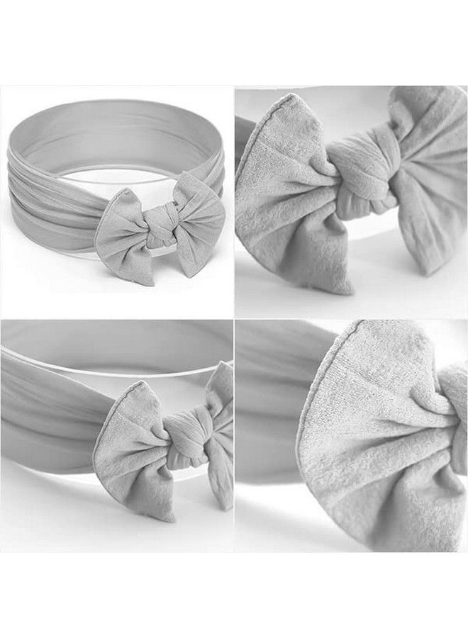 6 Piece Baby Nylon Headbandsturban Knotted Girls Hairband Super Soft And Stretchy Hair Wrap For Newborn Toddle Childrens Girls 123456 Year Old