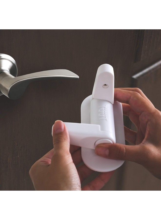 Door Lever Lock (6 Pack) Child Proof Doors & Handles 3M Adhesive Child Safety By Tuut