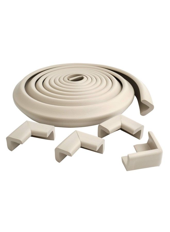 Table Edge Guard With 4 Corners Grey/Beige