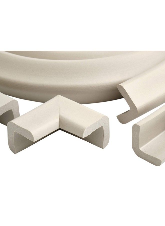 Table Edge Guard With 4 Corners Grey/Beige