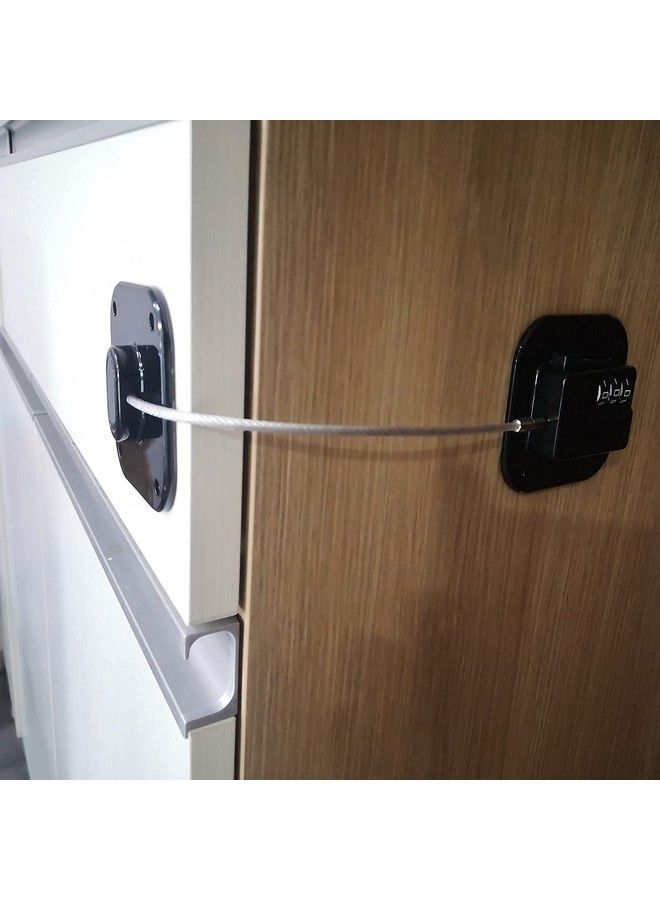 Upgraded Refrigerator Lock Cabinet Locks With Combination For Babies Child Safety Locks For Cabinets 2 Pack