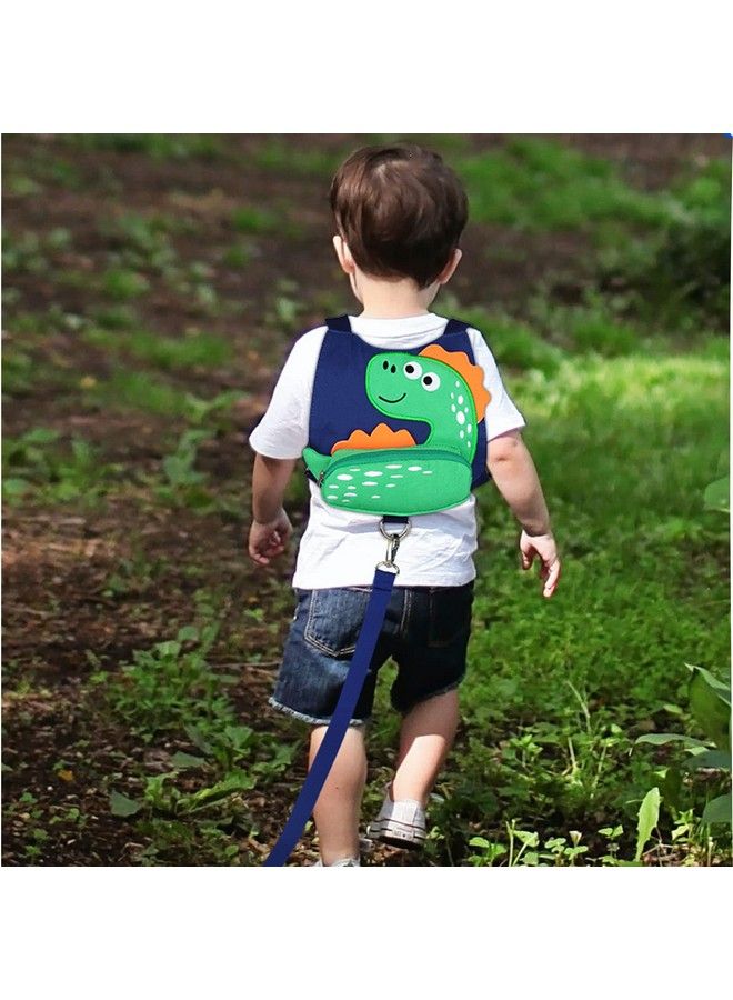 Toddler Harness Leash With Anti Lost Wrist Link Accmor Cute Dinosaur Kids Harness Children Leash For Outdoor Travel Adorable Baby Anti Lost Leash Walking Wristband Assistant Strap Keep Babies Close