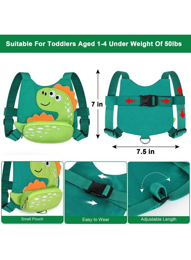 Toddler Harness Leash With Anti Lost Wrist Link Accmor Cute Dinosaur Kids Harness Children Leash Adorable Anti Lost Leash Walking Wristband Assistant Strap Belt For Baby Boys Girls Outdoor