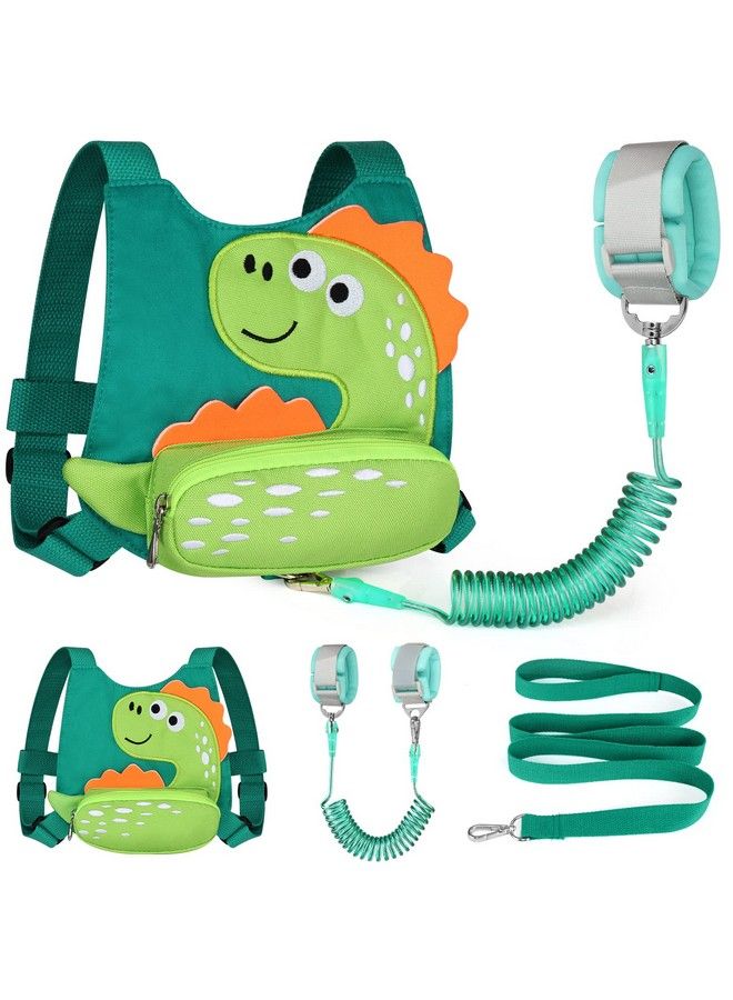 Toddler Harness Leash With Anti Lost Wrist Link Accmor Cute Dinosaur Kids Harness Children Leash Adorable Anti Lost Leash Walking Wristband Assistant Strap Belt For Baby Boys Girls Outdoor