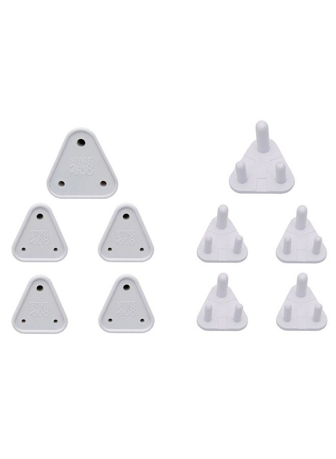 Child Proofing Combo 8 Child Safety Locks 10 Pcs Socket Guards 8 Pcs Door Finger Pinch Guards. Total 26 Pcs In Pack.