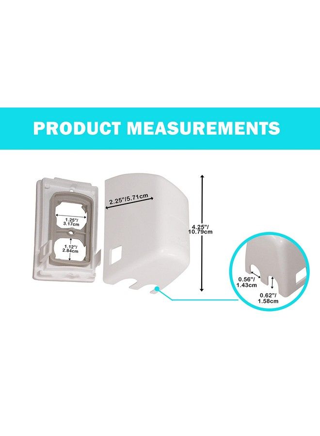 Baby Plug And Outlet Covers For Wall Sockets 2 Pack Model Ck030