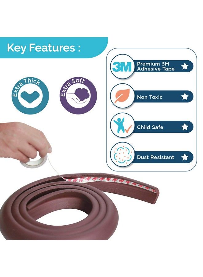 Furniture Edge Guard Strips For Baby Safety With 3M Adhesive 2 Metre Non Toxic Bpa Free