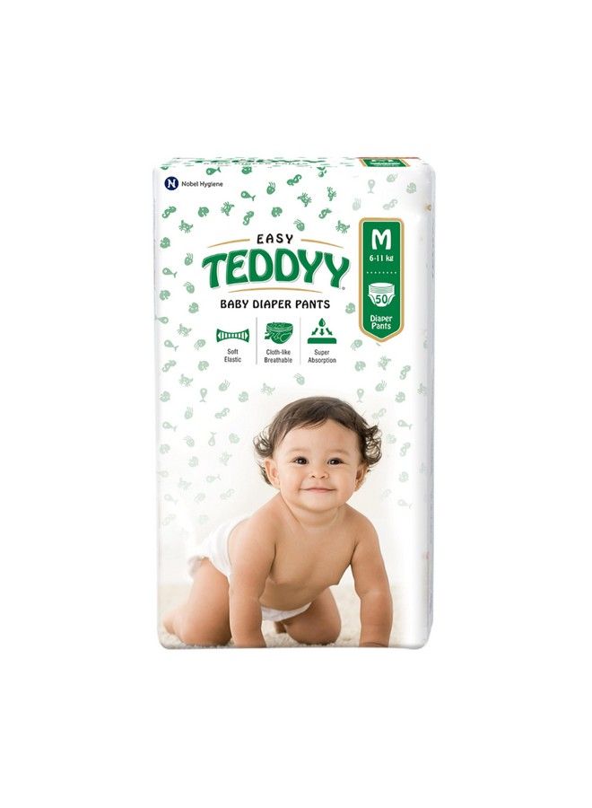 Baby Easy Medium Diaper Pants 50 Count (Pack Of 1)