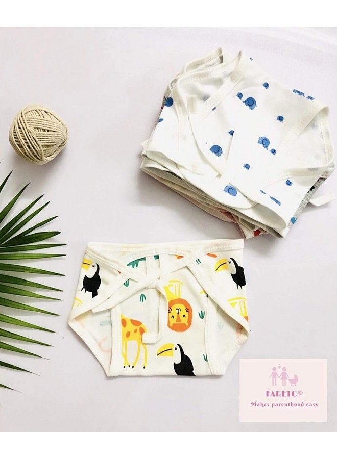 New Born Baby 12 Single Layer ; Super Soft ; Cotton Nappies ; Washable ; Reusable (0 6 Months)(Mix Colors & Prints)