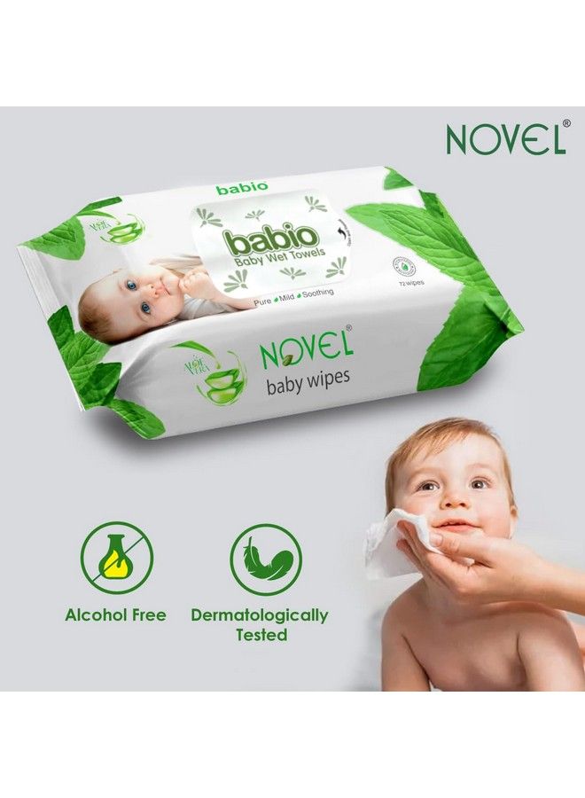 Baby Wet Wipes (Pack Of 6 72 Sheet)