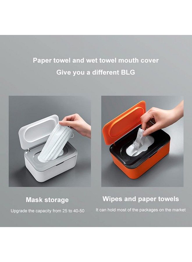 Wet Wipe Dispenserbaby Napkin Storage Box Holder Container Dust Proof Wet Tissue Box Wet Wipe Case Holder With Lid Keeps Wipes Fresh For Home Office