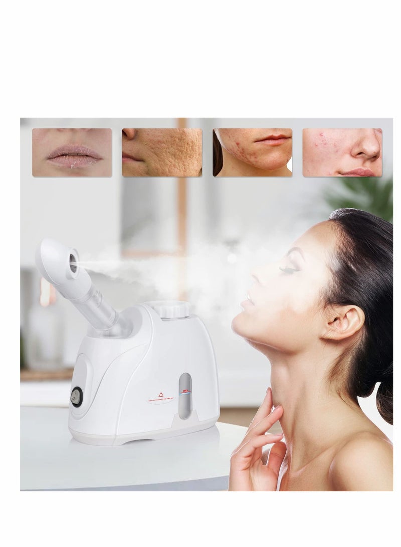 Facial Steamer with Extendable Arm Steaming Warm Mist Humidifier for Face Spa Sinuses Moisturizing Homeuse or Salon