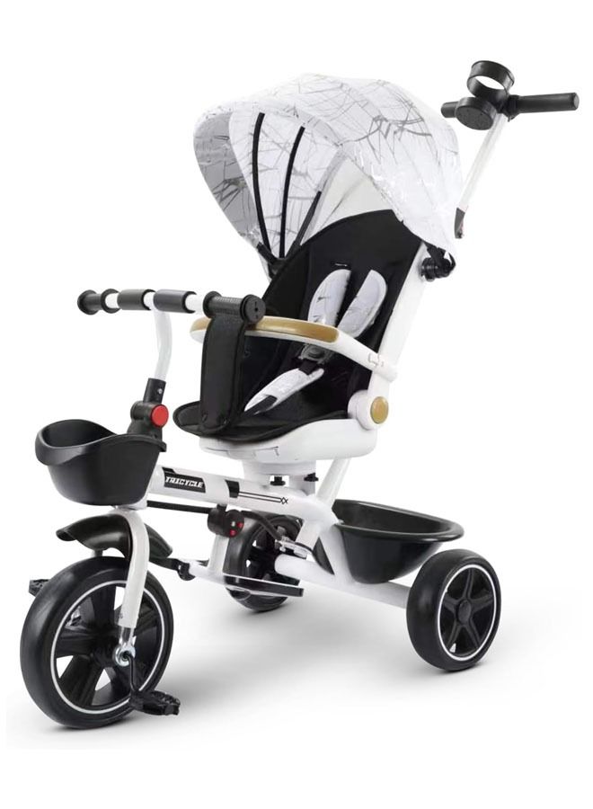Baybee Tricycle for Kids Baby Cycle with Parental Push Handle, Canopy, 360 Degree Swivel Seat & Cup Holder  Kids cycle Baby Cycle for Kids 1 to 5 Years Boys Girls