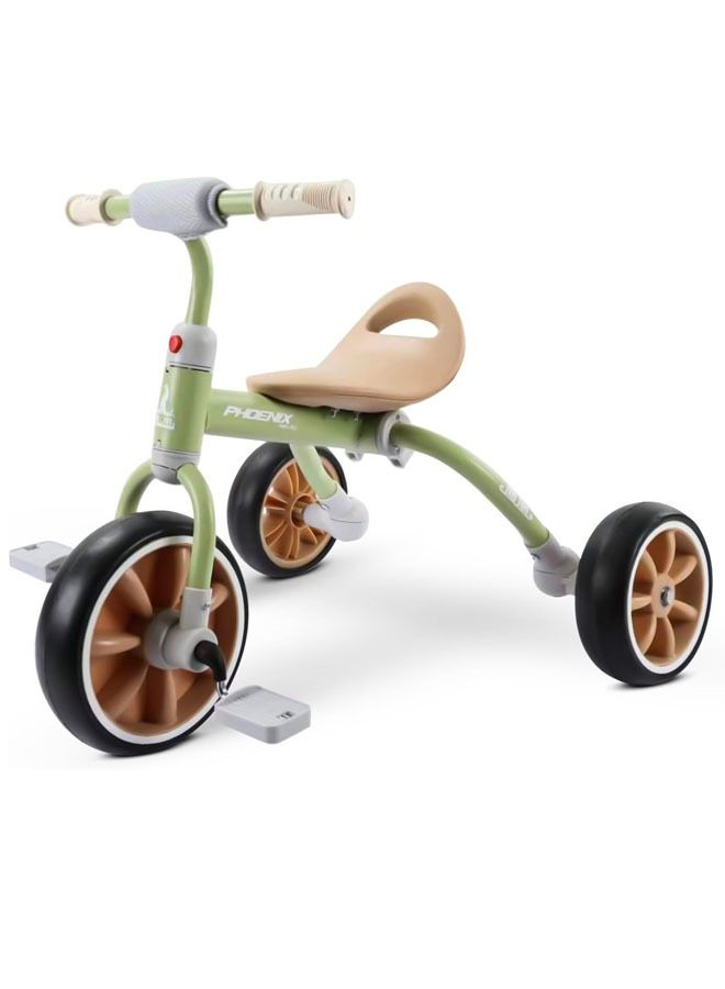 Baybee Tricycle for Kids,Toddler Foldable Balance Bike Kids Tricycle with Adjustable Seat and Detachable Pedal for 2 to 4 Years Boys and Girls Kids Trike