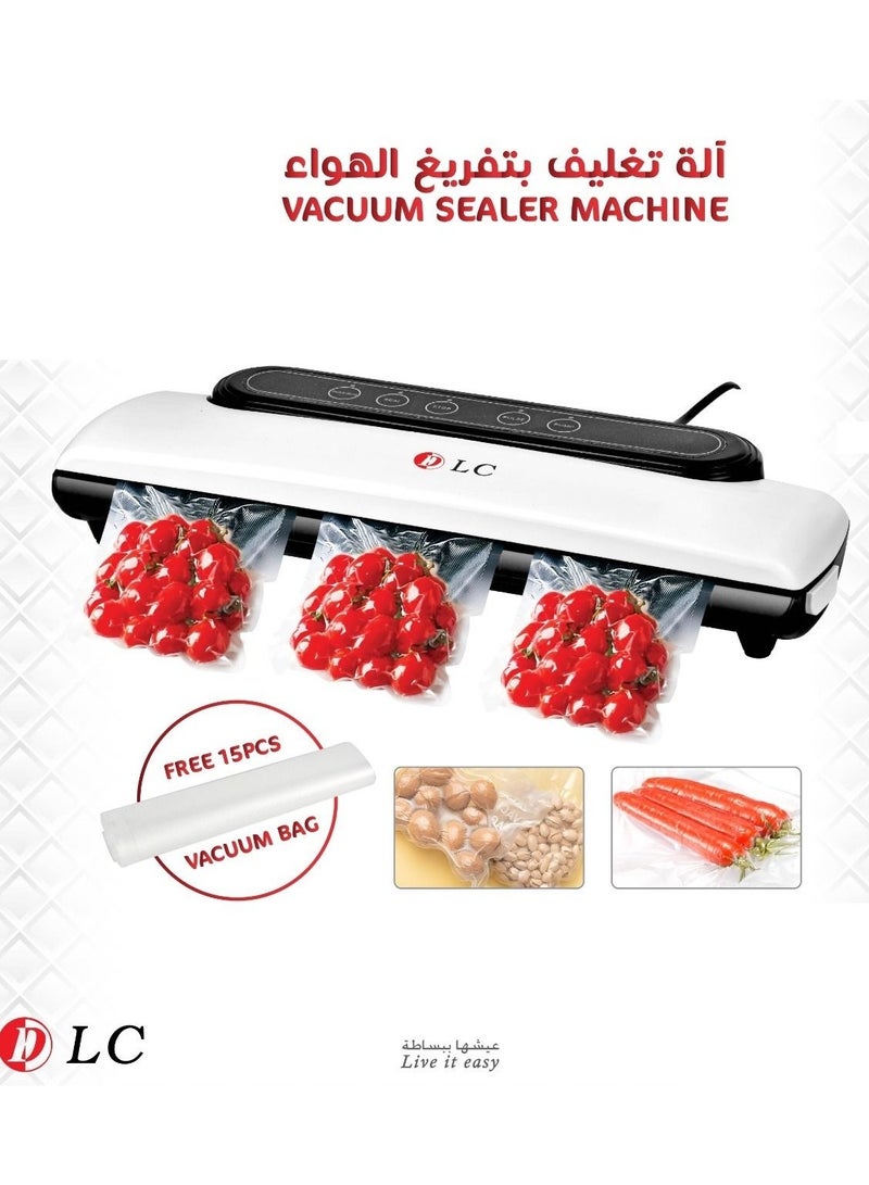 Vacuum Sealer Machine for Food Saver and Storage Packing 100W