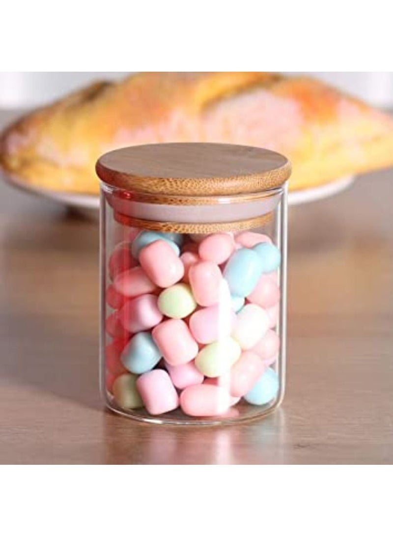 Set of 12 Glass Food Jars with Airtight