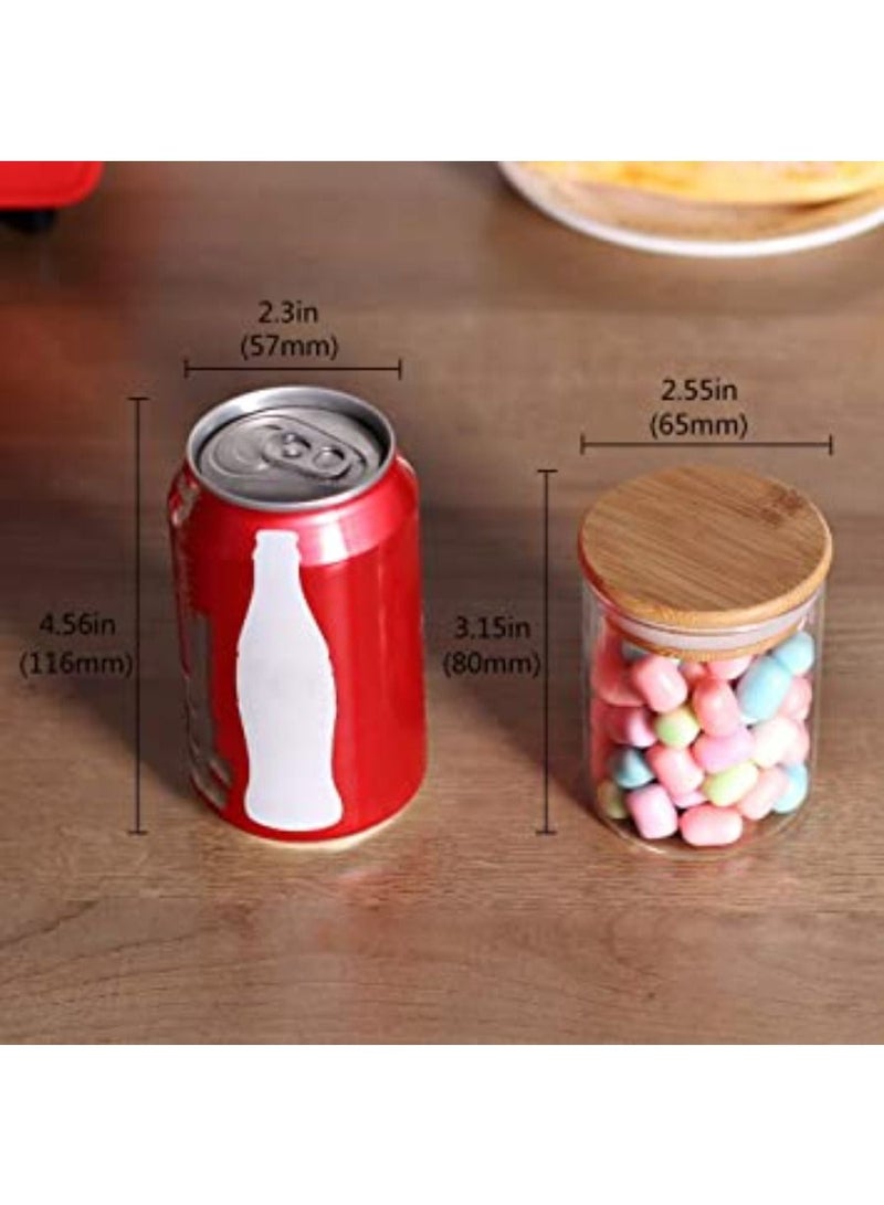 Set of 12 Glass Food Jars with Airtight