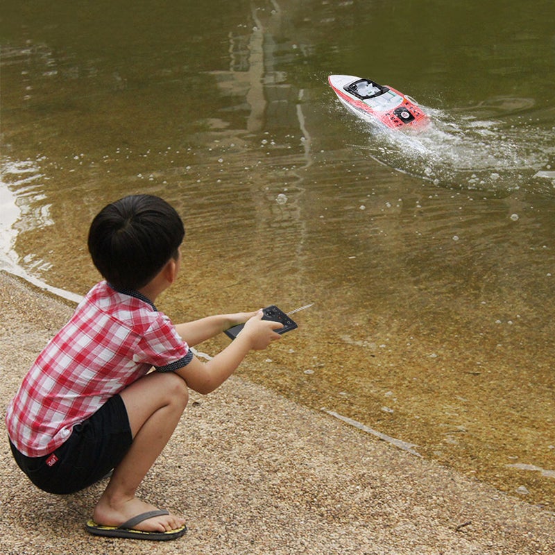 3392M Portable Micro Remote Control Racing Boat 17 x 7.5 x 8.5cm