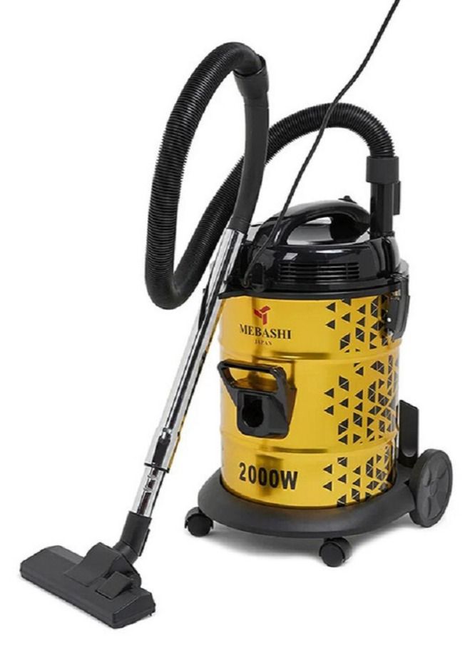 Mebashi Drum Vacuum Cleaner 25L 2000W