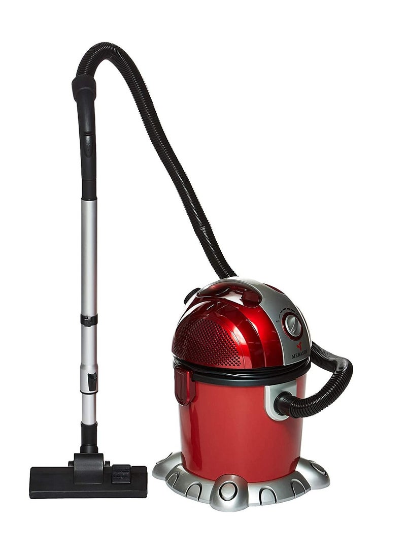 Mebashi Wet And Dry Drum Vacuum Cleaner 15L 1600W