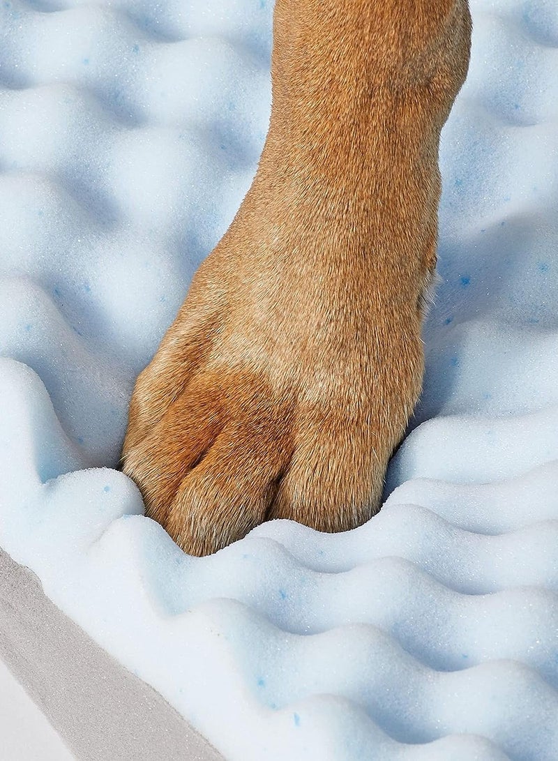 Signature Quiet Time Memory Foam Sofa Bed For Dogs Red