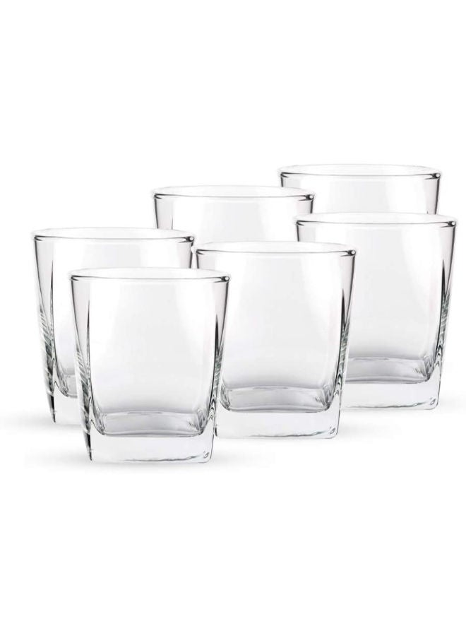 Plaza Rock Glass Pack Of 6 Clear 295 ml