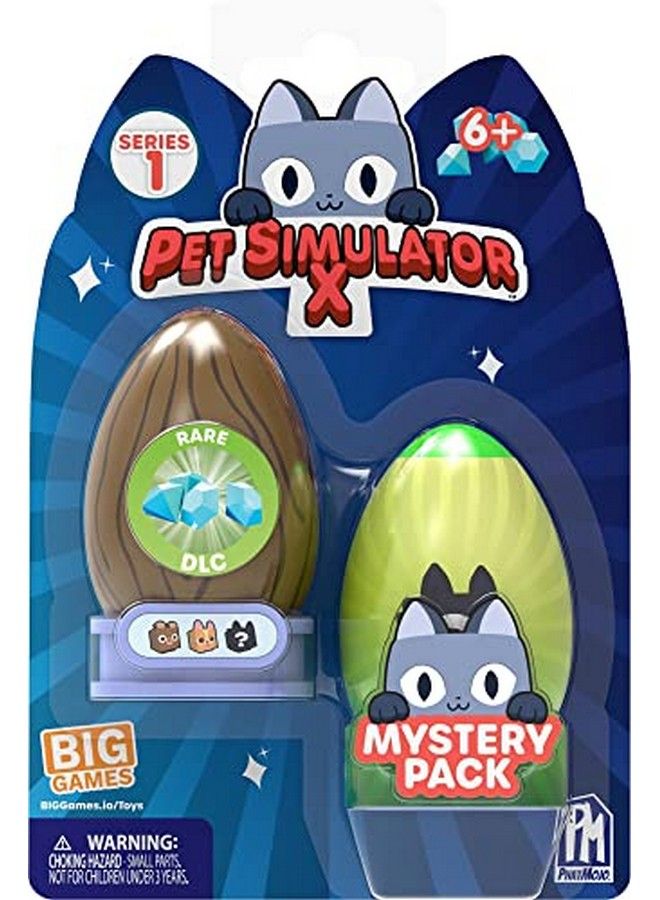 X Mystery Pet Minifigures 2 Pack (Two Mystery Eggs & Pet Figures Series 1) [Includes Dlc]