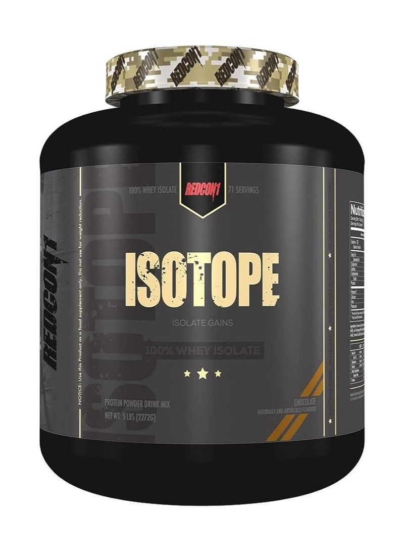 Redcon1 Isotope 5lbs Chocolate Whey Protein Powder