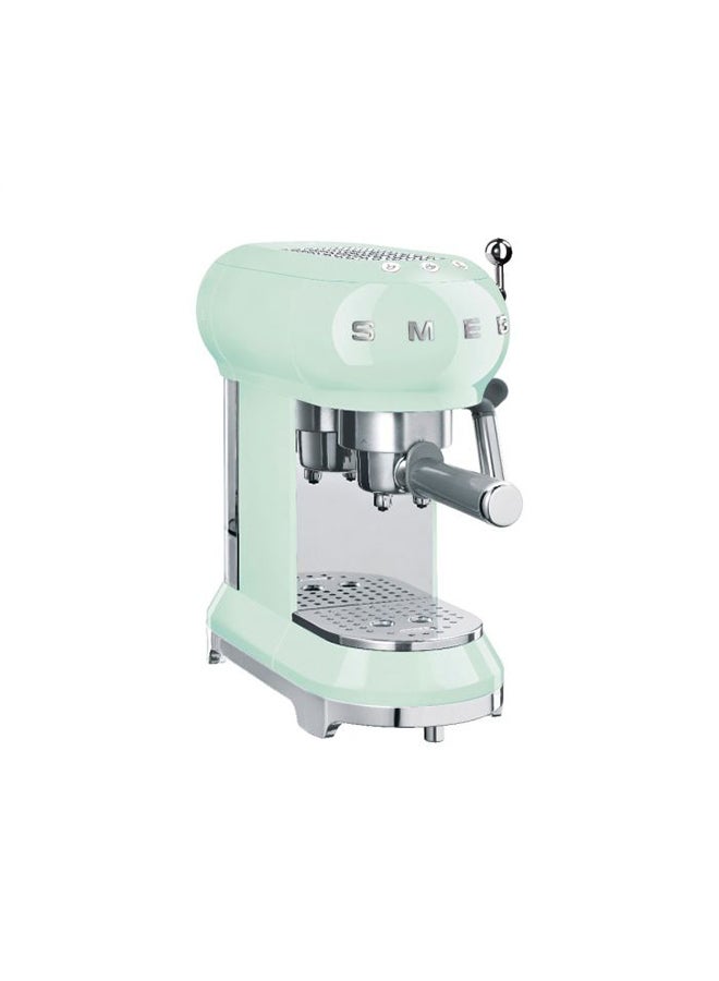 50's Retro Style Aesthetic Espresso Coffee Machine 0 L 1350 W ECF01PGUK/AU Pastel Green