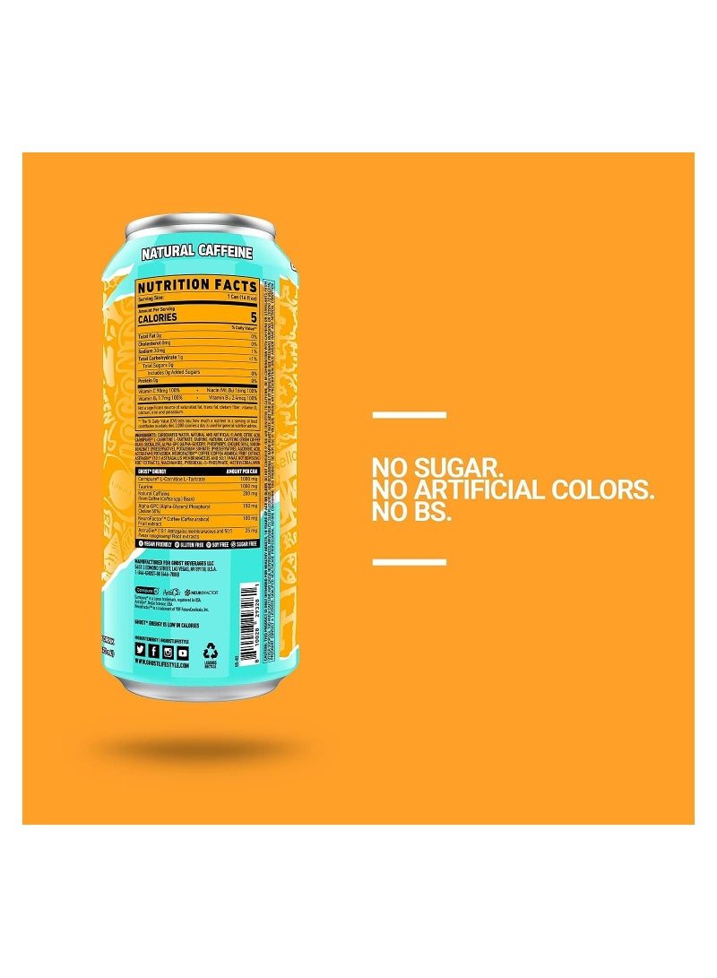 GHOST ENERGY Sugar-Free Energy Drink - Tropical Mango
