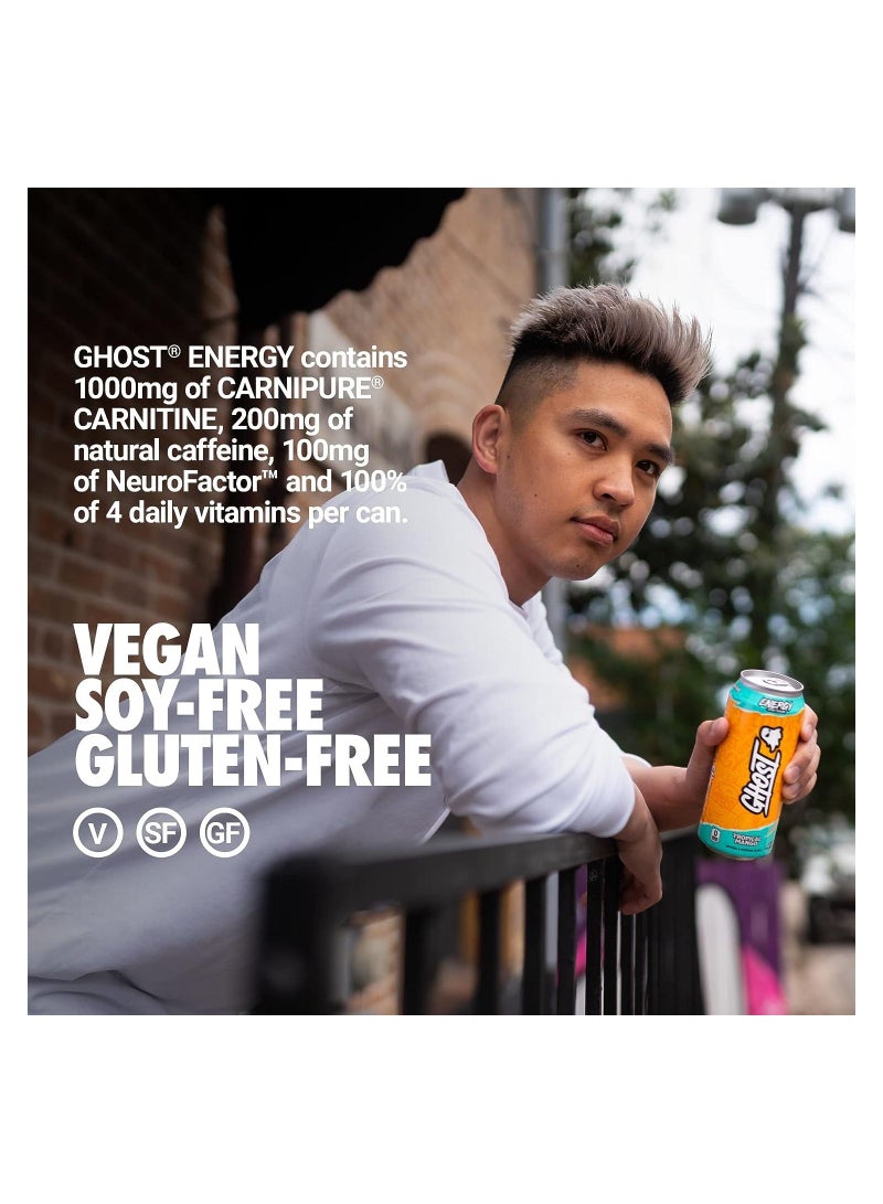 GHOST ENERGY Sugar-Free Energy Drink - Tropical Mango