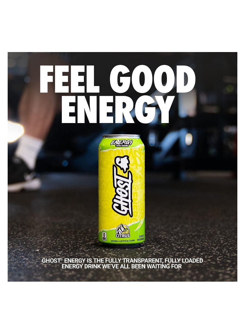 GHOST ENERGY Sugar-Free Energy Drink - Citrus