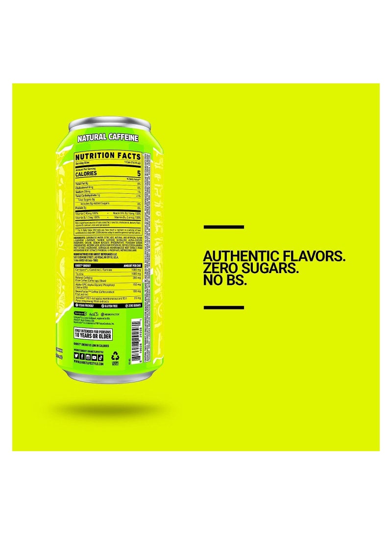 GHOST ENERGY Sugar-Free Energy Drink - Citrus