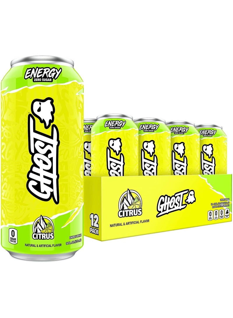 GHOST ENERGY Sugar-Free Energy Drink - Citrus