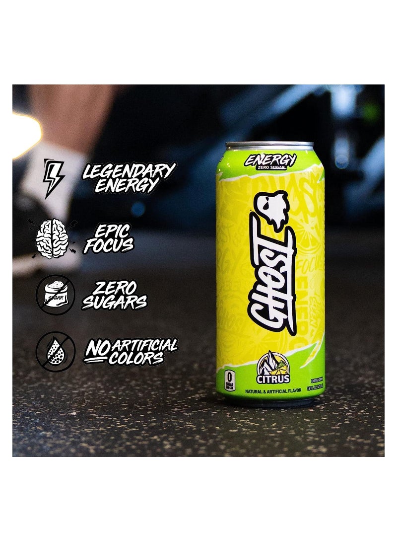 GHOST ENERGY Sugar-Free Energy Drink - Citrus