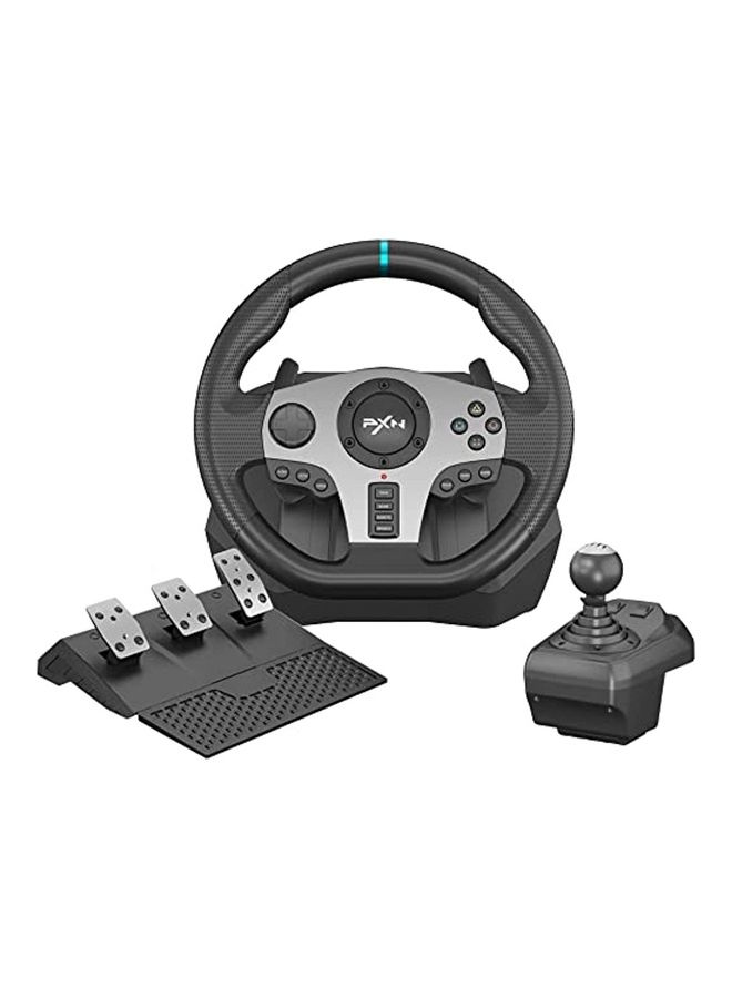 PXN V9 Racing Wheel Steering Wheel Driving Wheel 270°/ 900° PS4 Steering Wheel Dual-Motor Feedback Driving with Pedals and Shifter game racing wheel for PS4 PC Xbox One Xbox Series S/X Nintendo Switch
