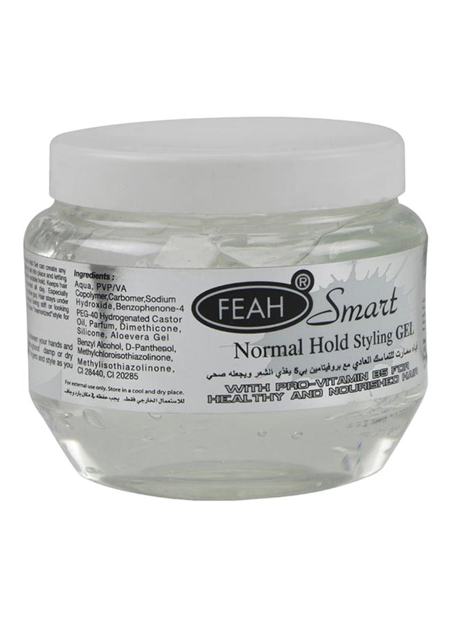 12-Piece Smart Normal Hold Hair Styling Gel Clear 12x250ml