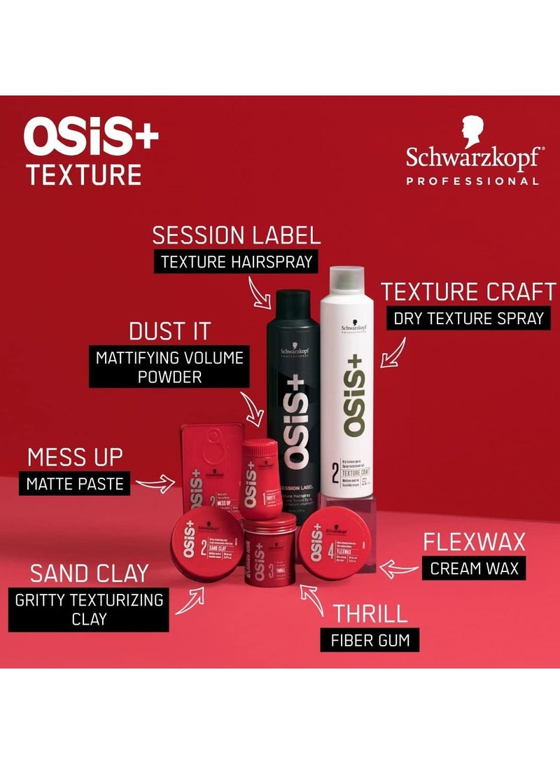 Schwarzkopf Texture Fiber Gum For Elastic Style and Control