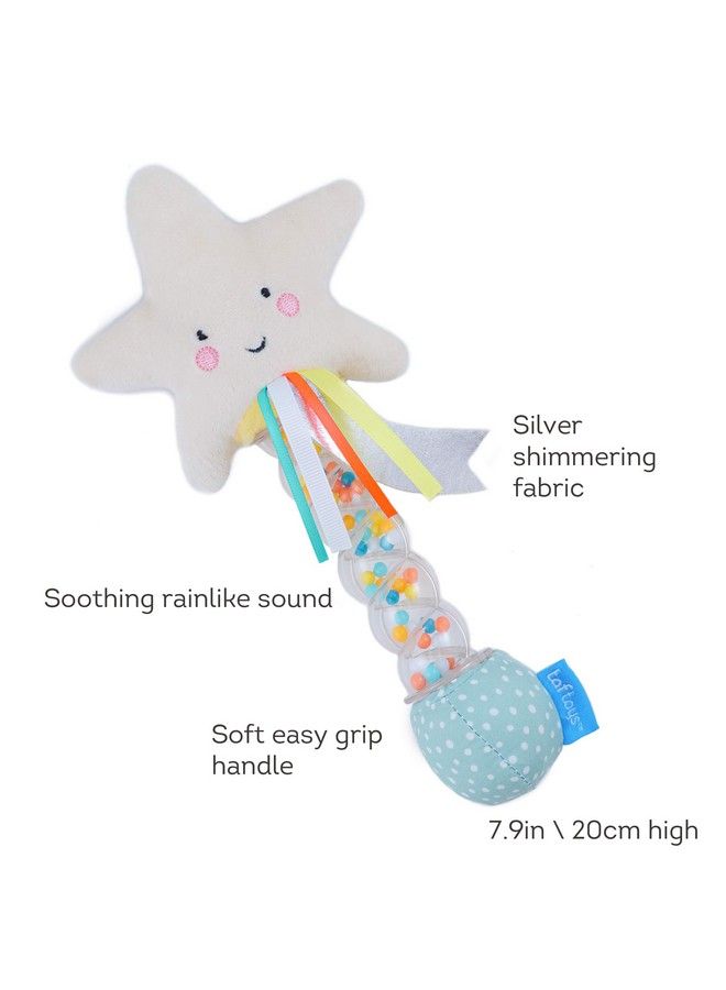 Star Rainstick Rattle Musical Shake & Rattle Rainmaker Toy Musical Instrument For Babies And Toddlers For Sensory And Motor Skills Development