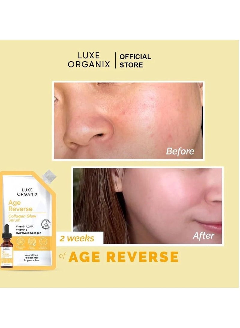 Luxe organix Age Reverse Collagen Glow Serum