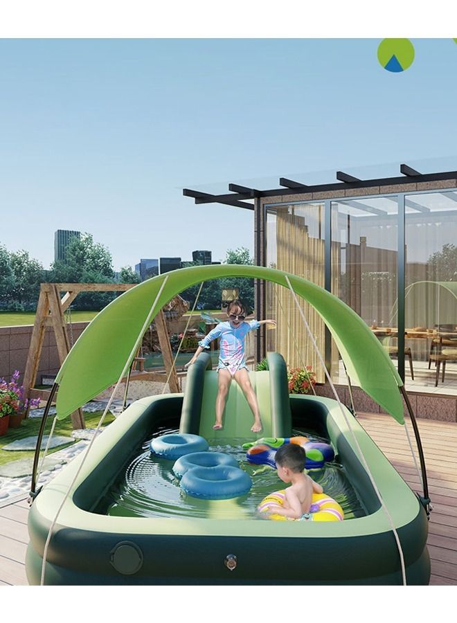 Inflatable Swimming Pool With Canopy