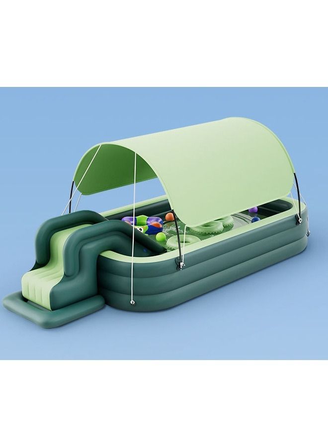 Inflatable Swimming Pool With Canopy