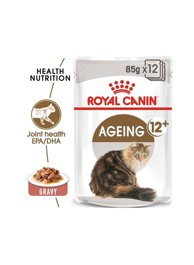 royal canin AGEING +12 GRAVY 1 box-12pcs(85g)