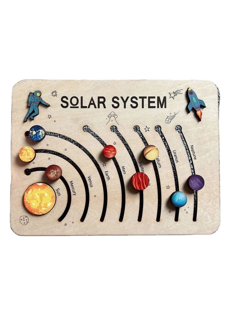 Montessori Wooden Puzzles for Solar System
