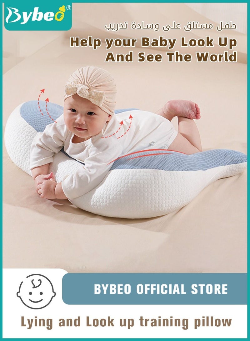 Baby Look Up and Lying Pillow, Nursing Pillow for Breastfeeding, Multi-Functional Original Plus Size Breastfeeding Pillows Give Mom and Baby More Support