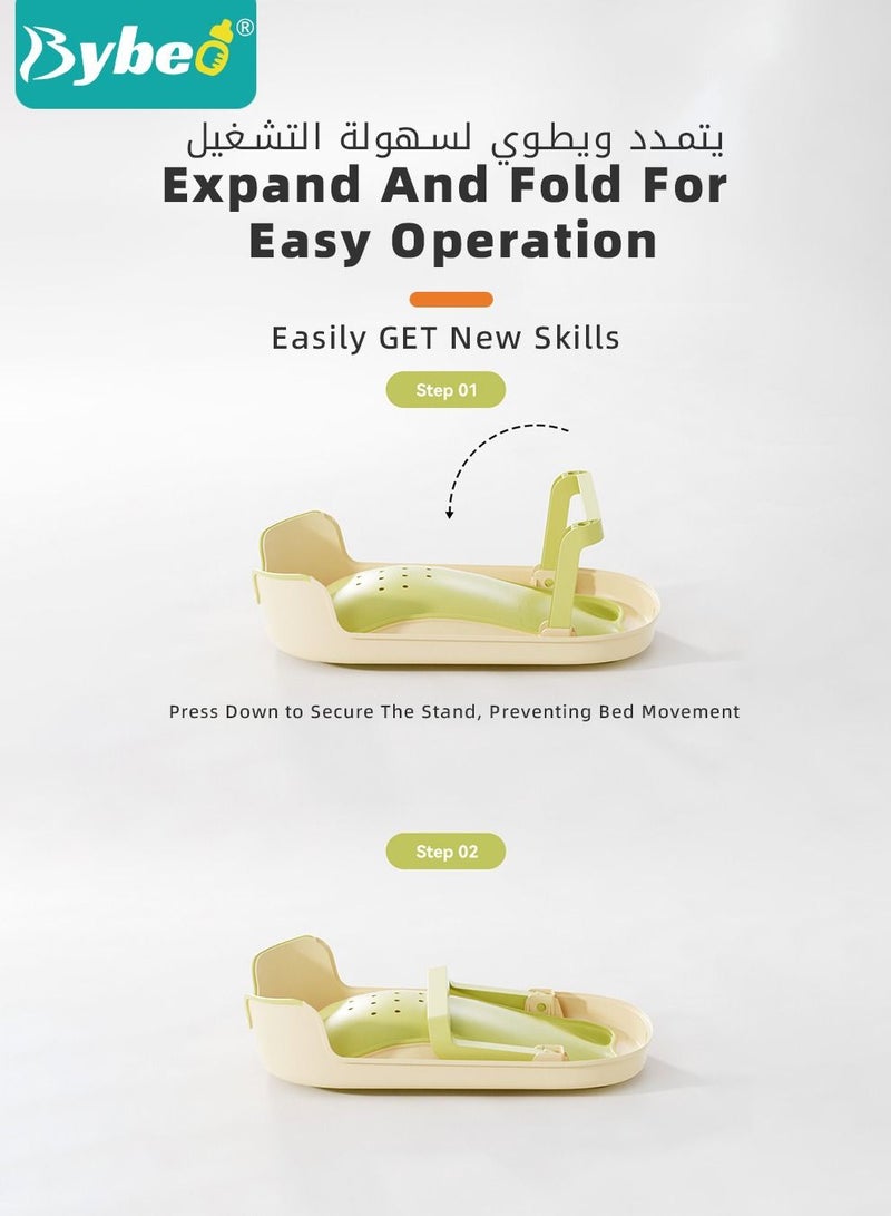 7 PCS Baby Bath Chair Infant Bather Support With Hair Washing Shampoo Cup + Brush + 4 Ducks For Newborn to Toddler Use in the Sink or Bathtub